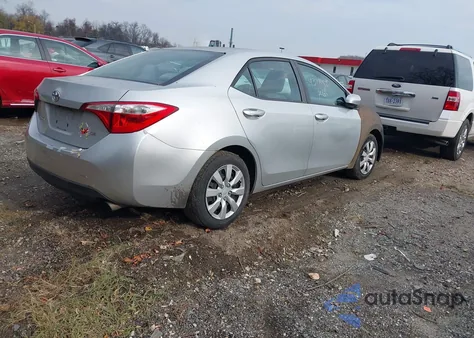 2015 Toyota Corolla Le from USA, damaged, VIN 2T1BURHE9FC435633